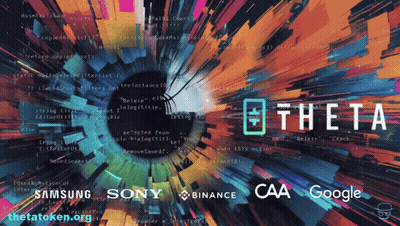 Colorful Background With Samsung Sony Binance CAA And Google GIF