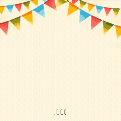 Colorful Balloons With Letters JJ GIF