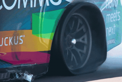 Colorful Car Saying Jckus GIF
