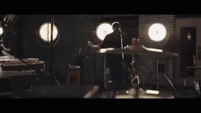 Colorful Eclipse With Blackk & Swan GIF