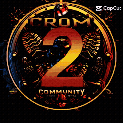 Colorful Emblem With Word Crom GIF