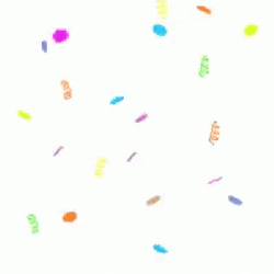 Colorful Falling Confetti GIF
