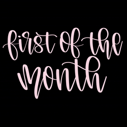 Colorful First Of The Month GIF