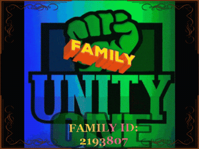 Colorful Fist Poster Family Unity GIF