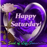 Colorful Heart Art Saturday Blessings GIF