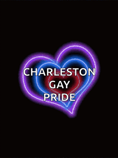 Colorful Heart With Charleston Gay Pride GIF