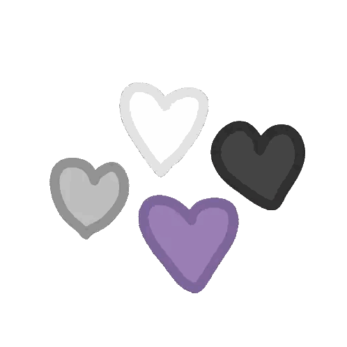 Colorful Hearts Sticker