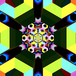 Colorful Hexagon Loop