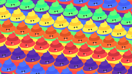 Colorful Its Poop Again GIF