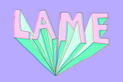 Colorful Lame Text