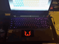 Colorful Laptop Keyboard Shaky GIF