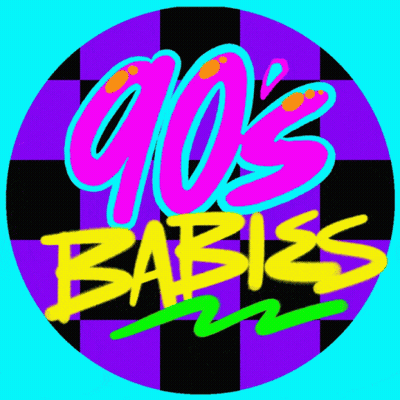 Colorful Logo For 90'S Babies GIF