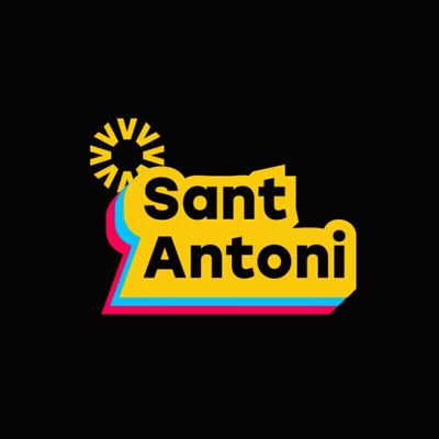 Colorful Logo For Sant Antoni GIF