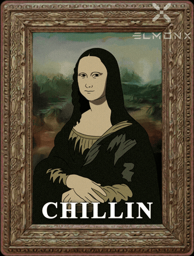 Colorful Logo Saying Just Vibin With Digi Logo GIF