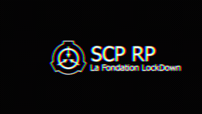 Colorful Logo Saying SCP BCP RP GIF