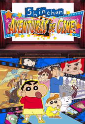 Colorful Manga Shin Chan GIF