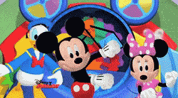 Colorful Mickey Mouse Clubhouse