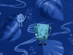Colorful Music Frequency Spongebob Dancing GIF