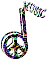 Colorful Music Note With Music Sticker