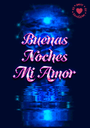 Colorful Night Sky Buenas Noches Amor Greeting GIF