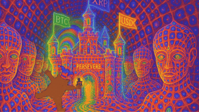Colorful Painting With Word Persevere GIF