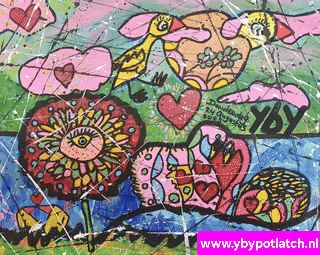 Colorful Painting With Www.ybypotlatch.nl GIF