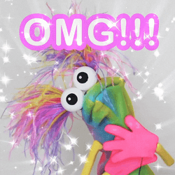 Colorful Puppet Excited Meme GIF