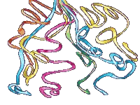 Colorful Ribbons On White Background Sticker