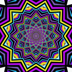 Colorful Shape Loop Optic GIF