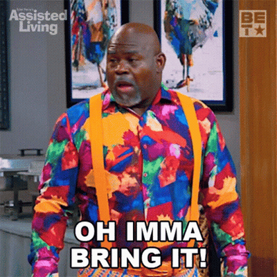 Colorful Shirt Man Saying Oh Imma Bring It GIF