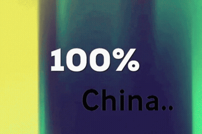 Colorful Sign Saying 100% Offer GIF
