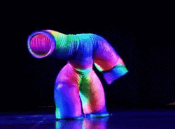 Colorful Slinky Dance