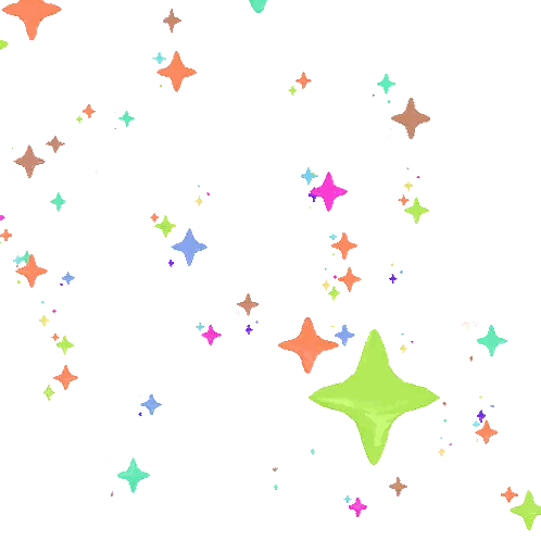 Colorful Stars Sticker