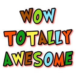 Colorful Text Everything Is Awesome Totally GIF
