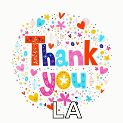 Colorful Thank You Clipart Circle GIF