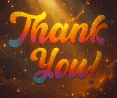 Colorful Thank You Sign GIF