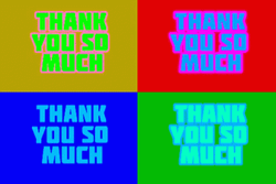Colorful Thank You So Much GIF