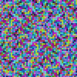 Colorful Tiny Pixel Squares