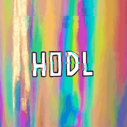 Colorful Trippy Hodl GIF