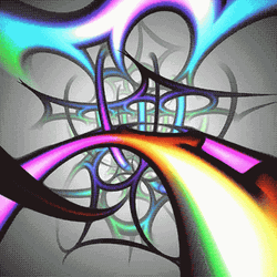 Colorful Veins Optic GIF
