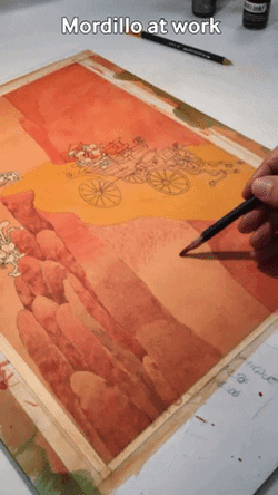 Coloring Mondilo At Work GIF