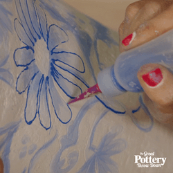 Coloring The Neat Flower GIF
