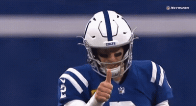 Colts Football Player Thumbs Up GIF