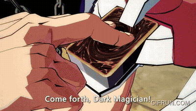 Come Forth Dark Magician Card GIF