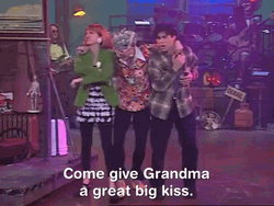 Come Give Grandma A Great Big Kiss GIF