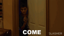 Come Hiding On Door GIF