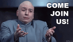 Come On Down Doctor Evil Austin Powers GIF