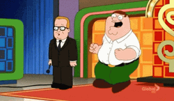 Come On Down Peter Griffin Family Guy GIF