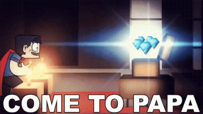 Come To Papa Cartoon Poster GIF
