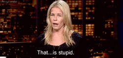 Comedian Chelsea Handler Thinking Its Stupid GIF